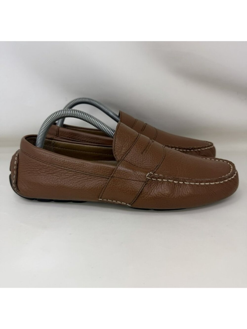 Polo Ralph Lauren Tre Leather Driver Loafers Brown Men's Size 8 D